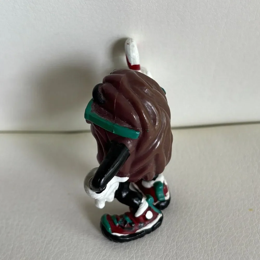 Vintage 1988 California Raisins Christmas Candy Cane Figure 3.5